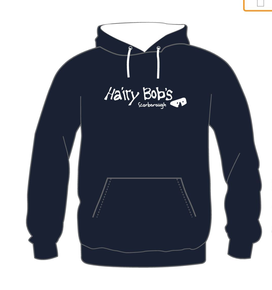 Hairy Bob's Hoodie ~ French Navy