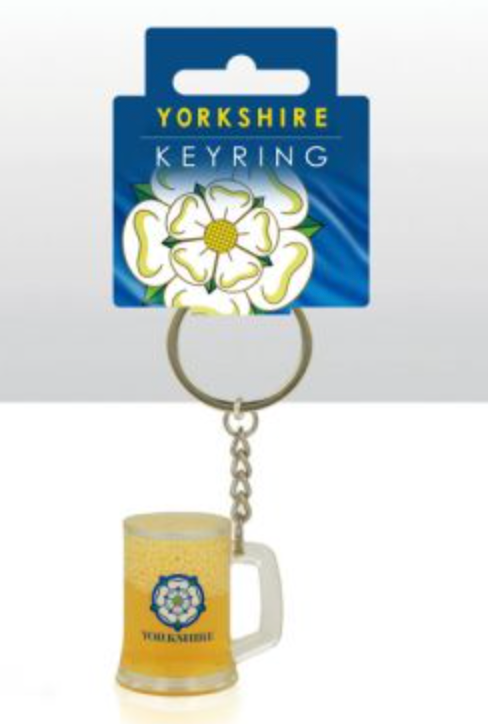 Yorkshire Mini Tankard Keyring