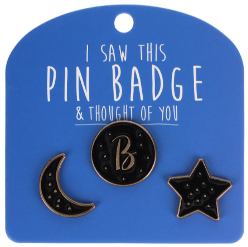 Pin Badges - Initials (Letters)