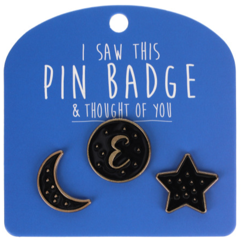 Pin Badges - Initials (Letters)