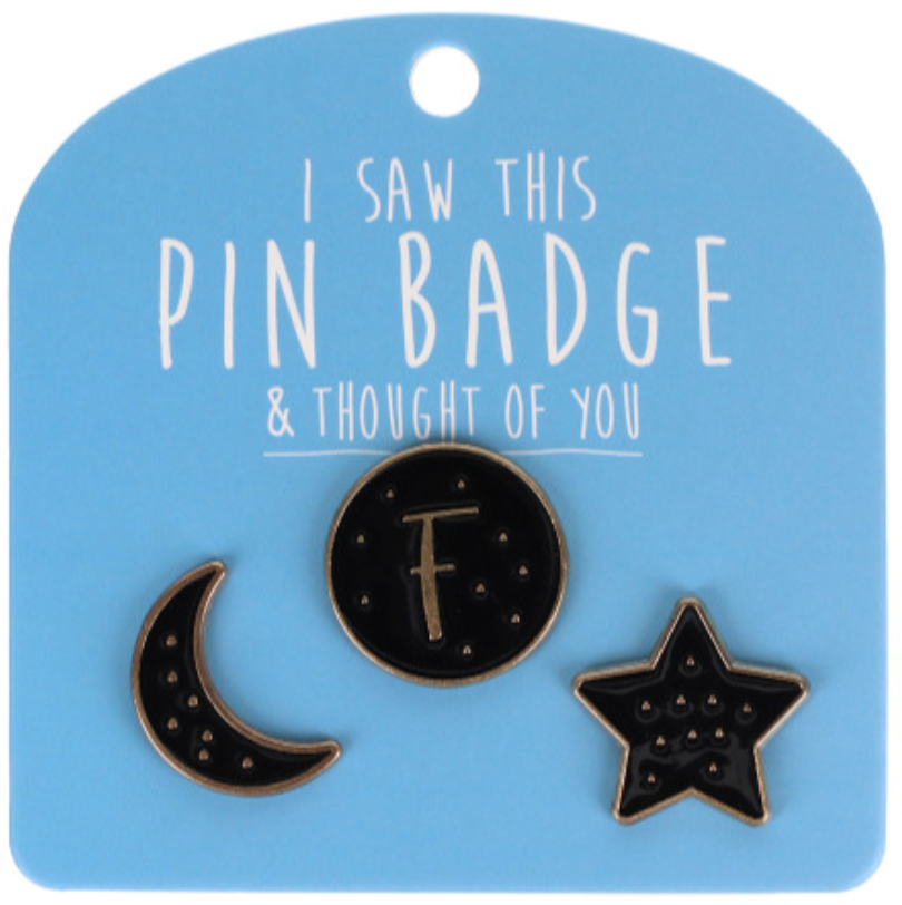 Pin Badges - Initials (Letters)