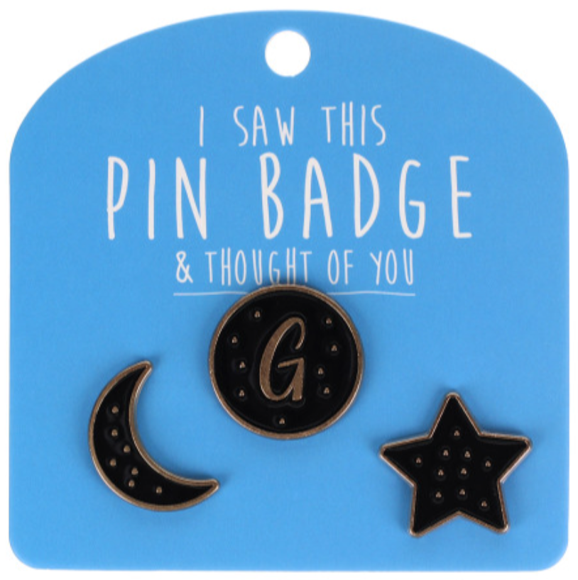 Pin Badges - Initials (Letters)