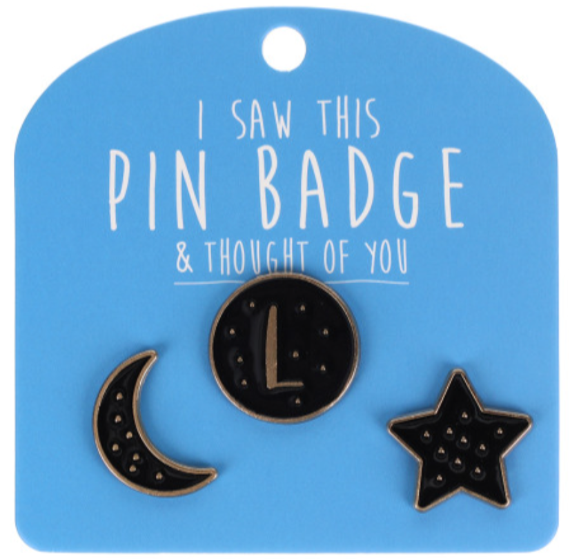 Pin Badges - Initials (Letters)