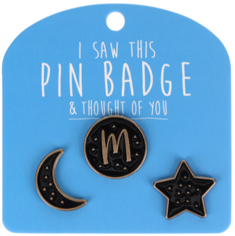 Pin Badges - Initials (Letters)