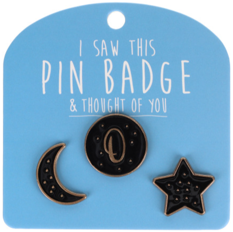 Pin Badges - Initials (Letters)