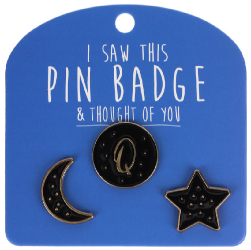 Pin Badges - Initials (Letters)