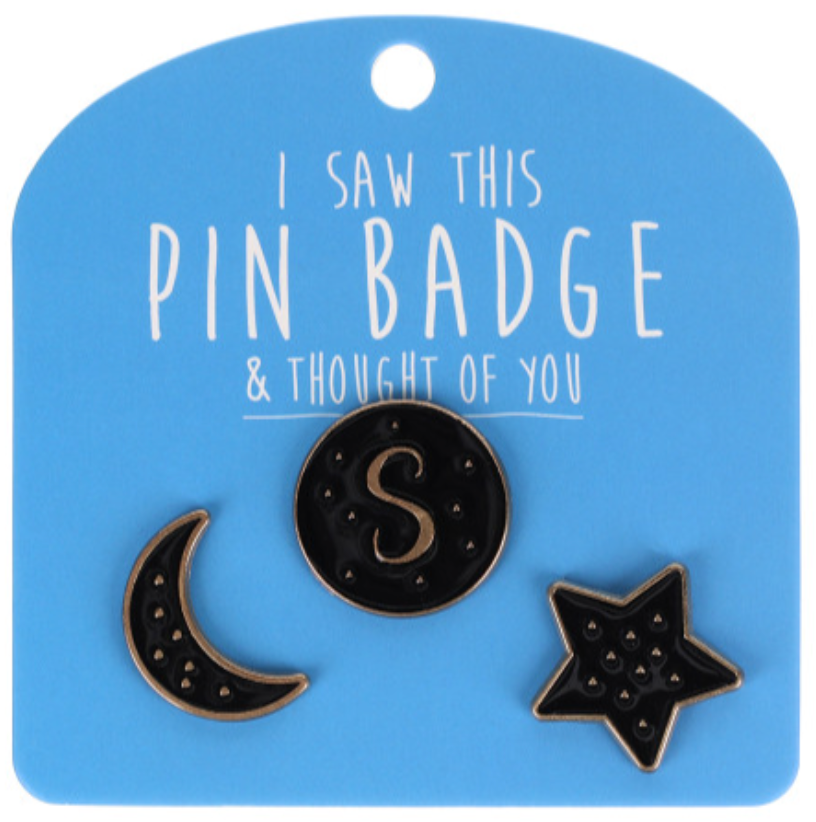 Pin Badges - Initials (Letters)