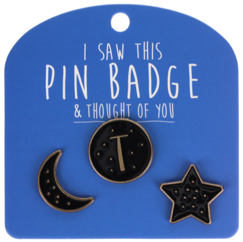 Pin Badges - Initials (Letters)