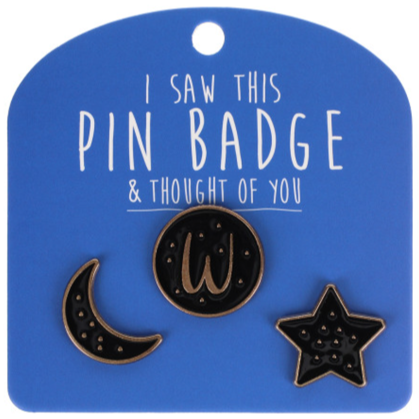 Pin Badges - Initials (Letters)