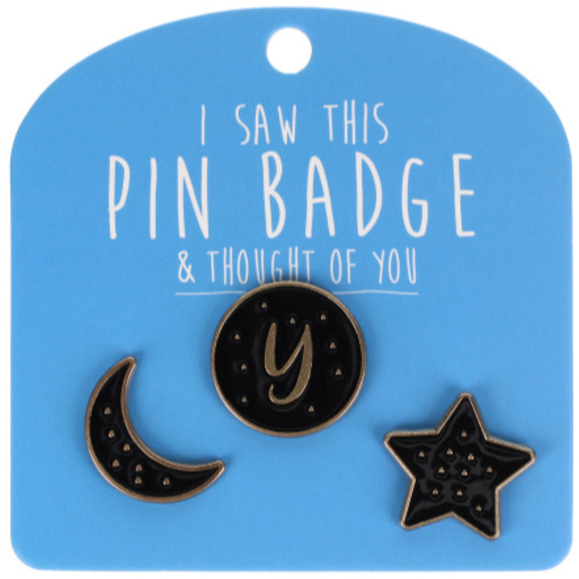 Pin Badges - Initials (Letters)