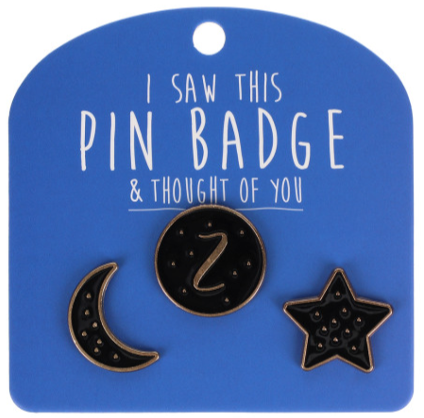 Pin Badges - Initials (Letters)