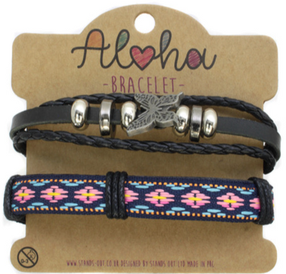 Aloha Collection - Black, White and Natural