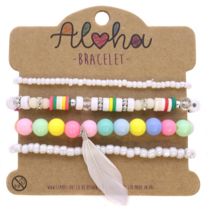 Aloha Collection - Black, White and Natural