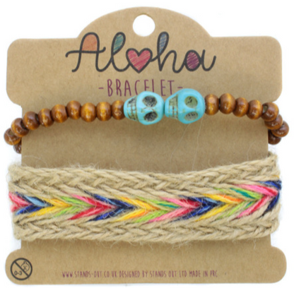 Aloha Collection - Black, White and Natural