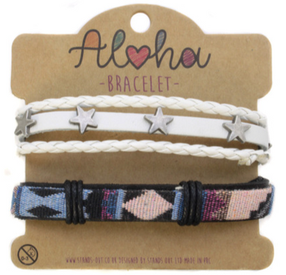 Aloha Collection - Black, White and Natural