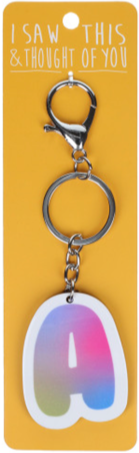 I Saw This Keyring - Initials