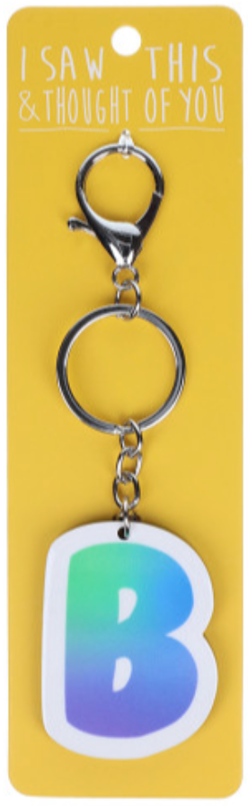 I Saw This Keyring - Initials