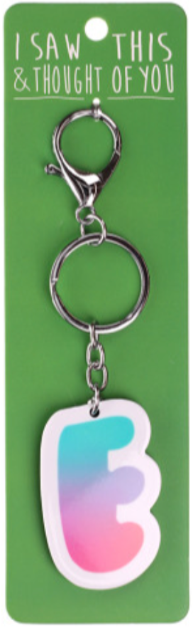 I Saw This Keyring - Initials