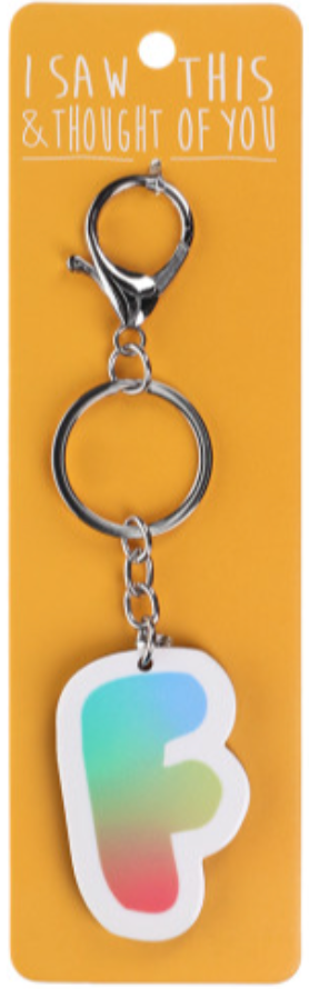 I Saw This Keyring - Initials