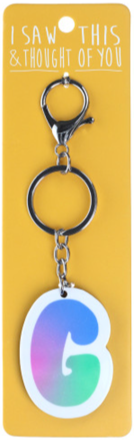 I Saw This Keyring - Initials