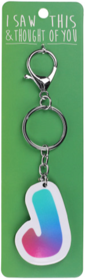 I Saw This Keyring - Initials