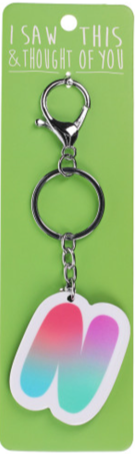 I Saw This Keyring - Initials