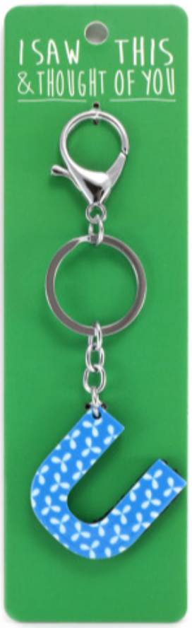 I Saw This Keyring - Initials