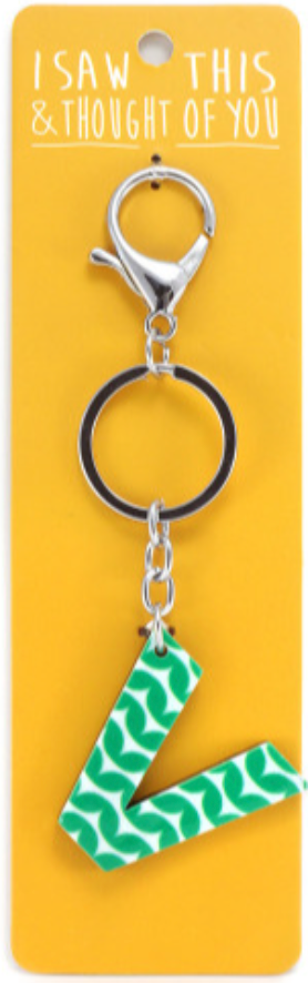 I Saw This Keyring - Initials