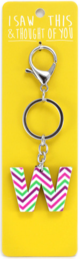 I Saw This Keyring - Initials