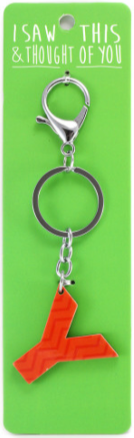 I Saw This Keyring - Initials