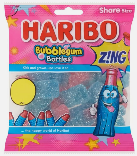 Haribo Bubblegum Bottles