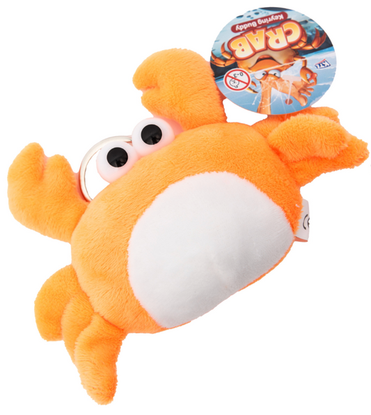Plush Crab Keyring