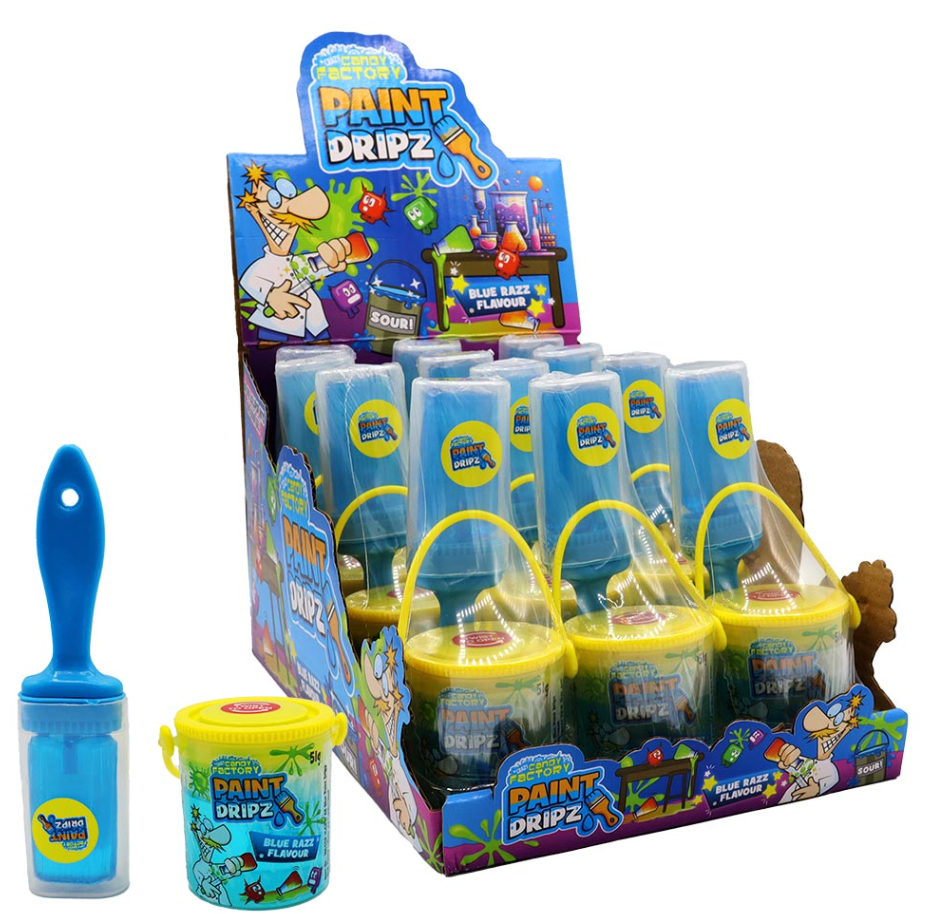 Blue Razz Paint Dripz Candy