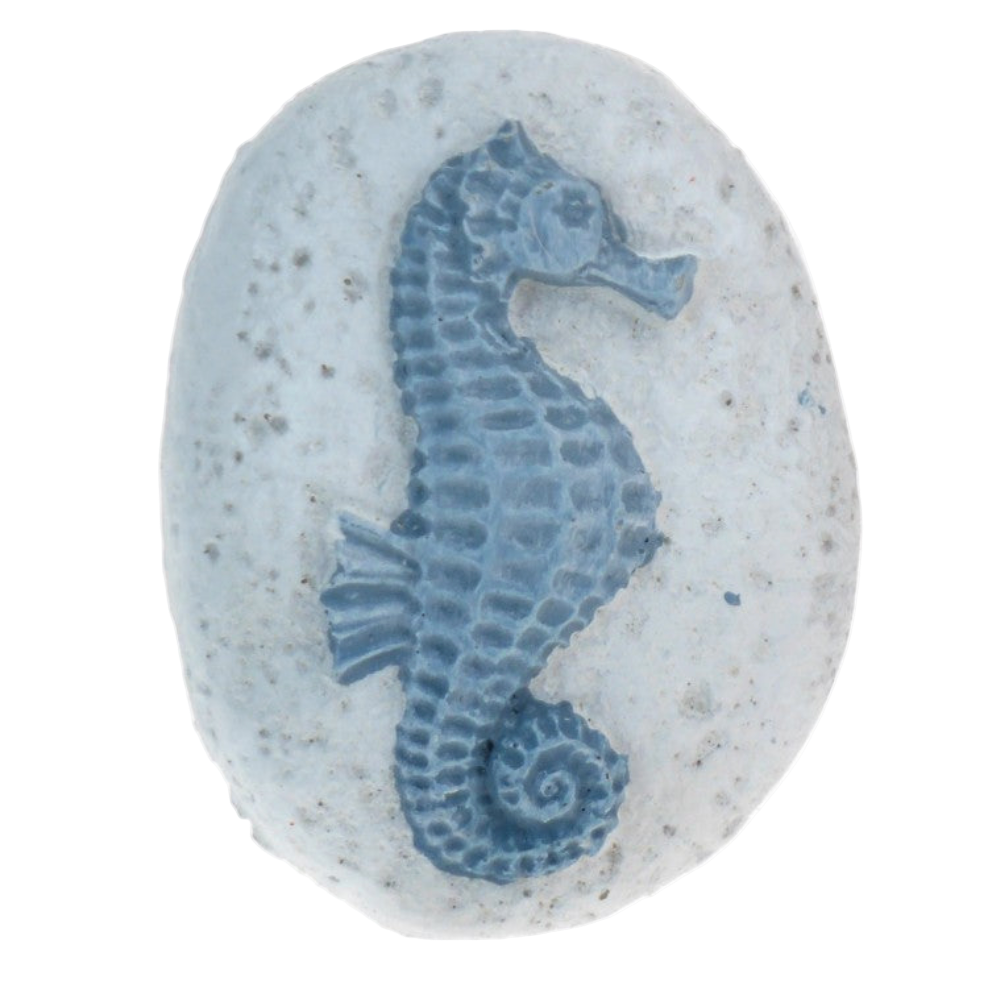 Resin Carved Stone - Seahorse