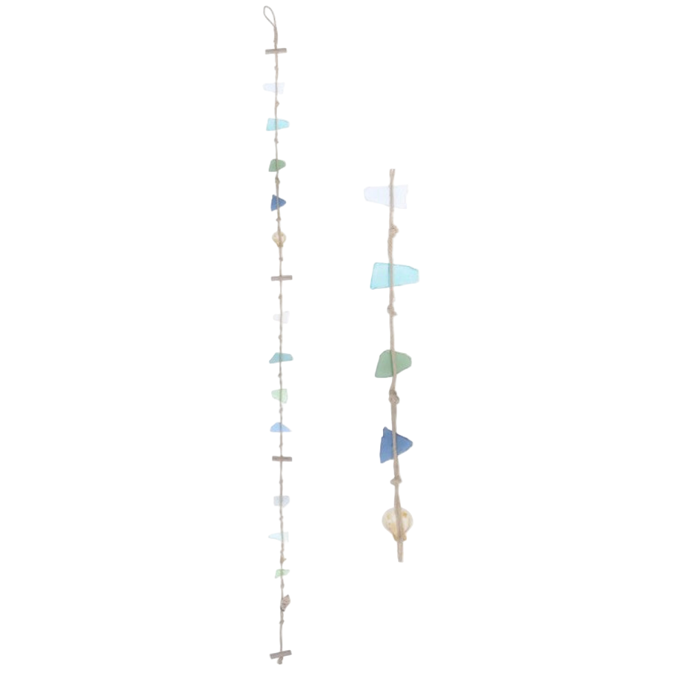 Seaglass Hanging Garland