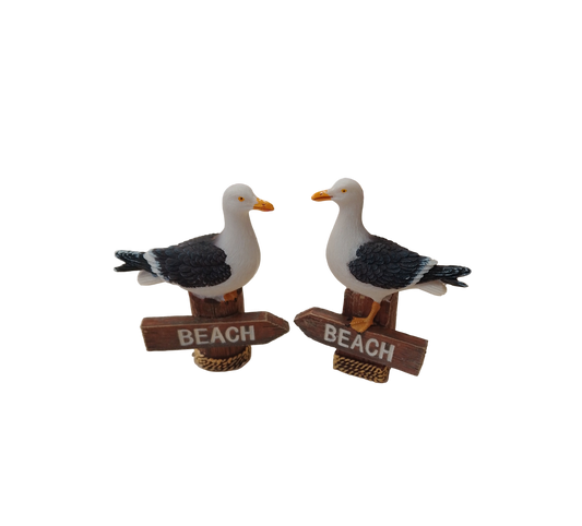 Seagull - Resin on Beach Sign