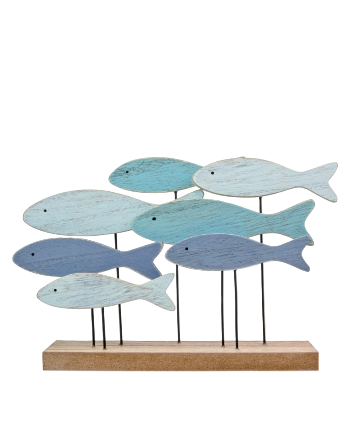 Wooden Shoal of Fish