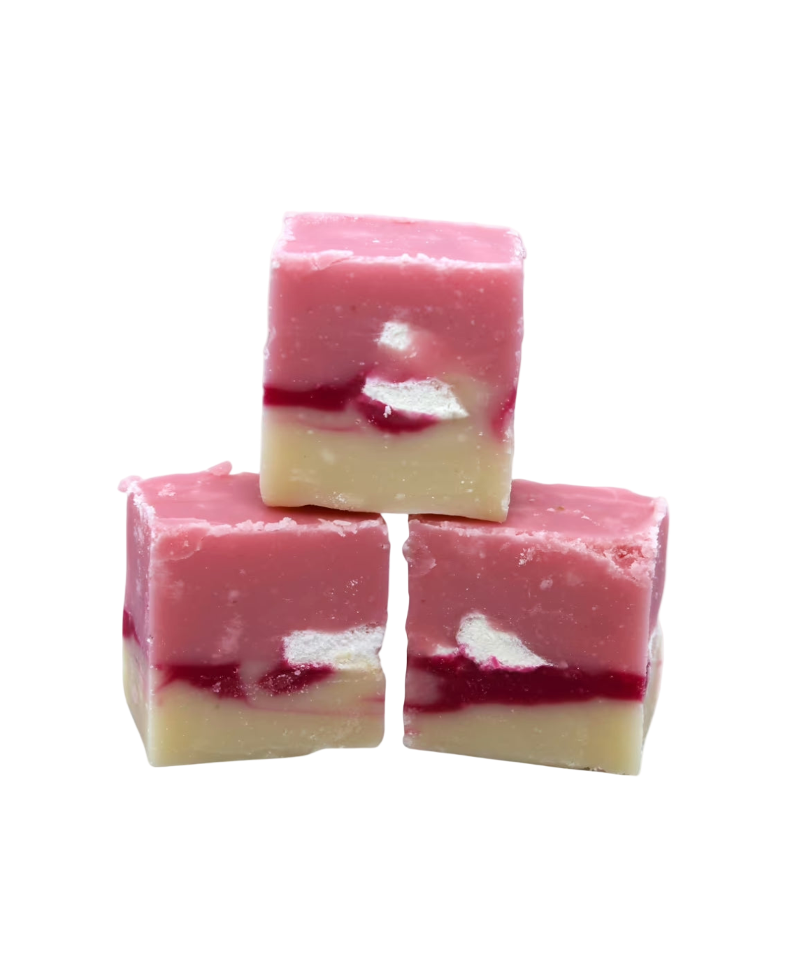 Bubbly Eton Mess Fudge