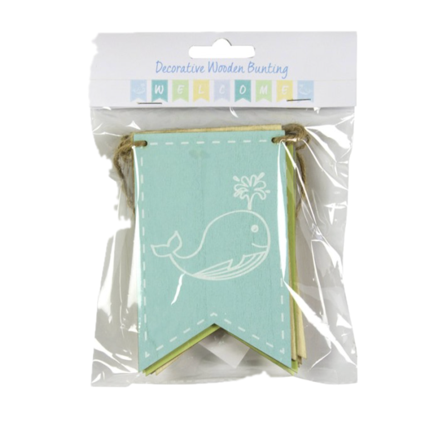 Wooden "Welcome" Bunting, 120cm