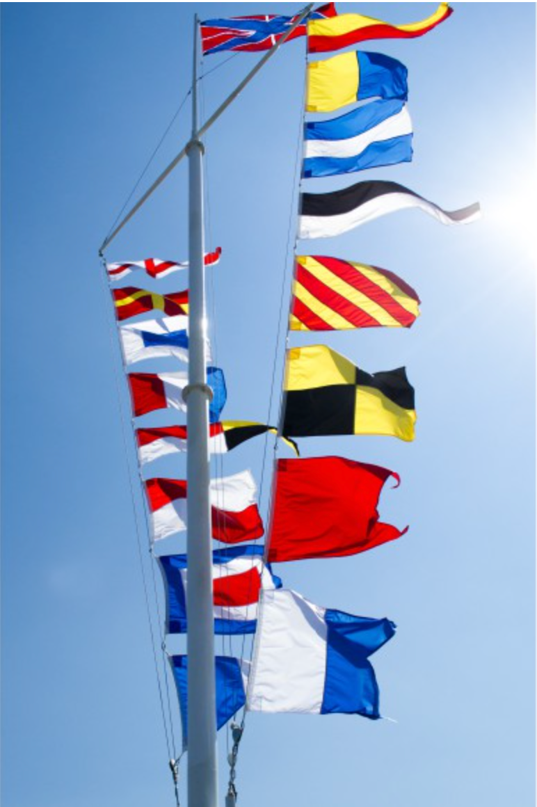 Code Flag Bunting - 40 Flags