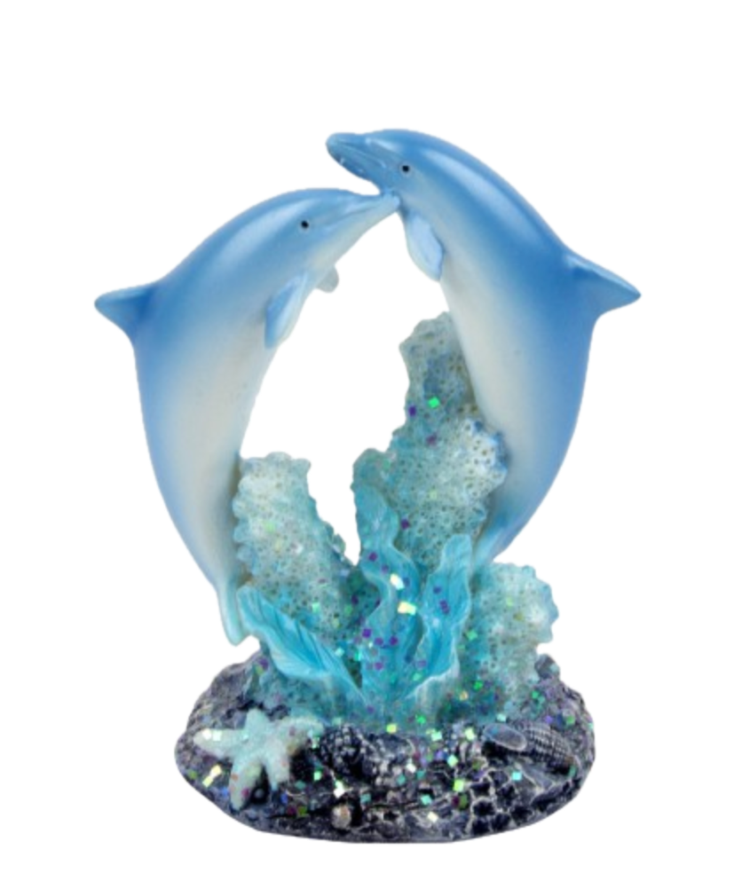 Dolphin Figurines, 6 assorted