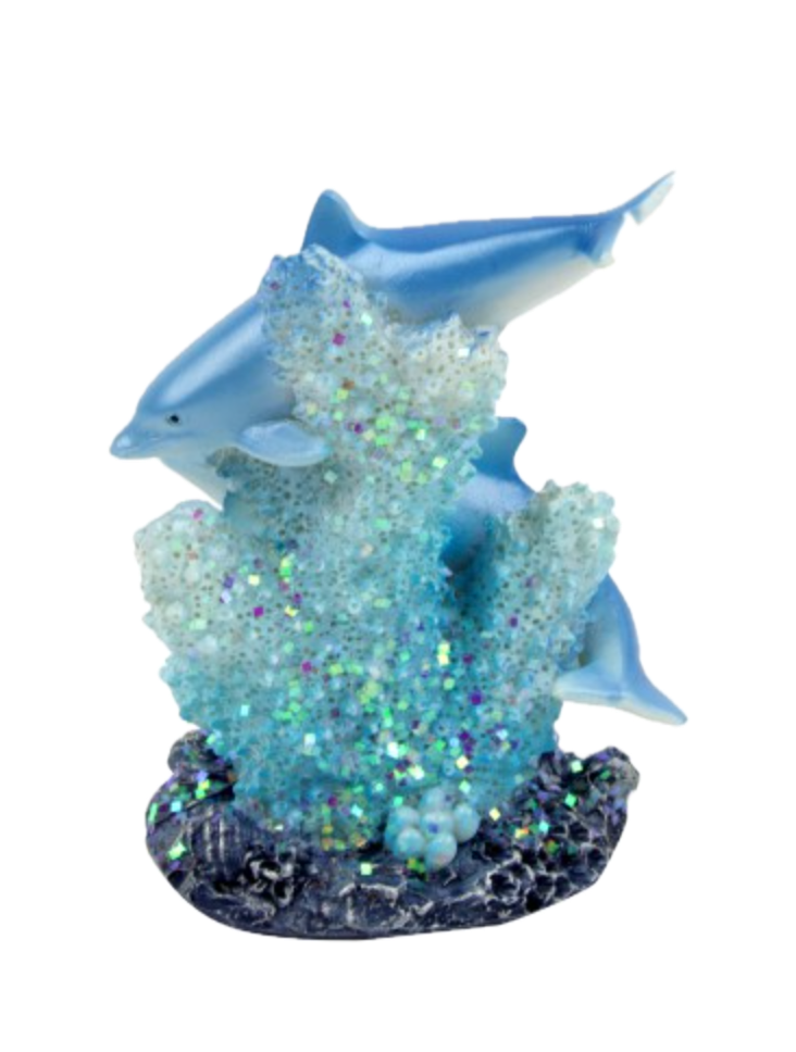 Dolphin Figurines, 6 assorted