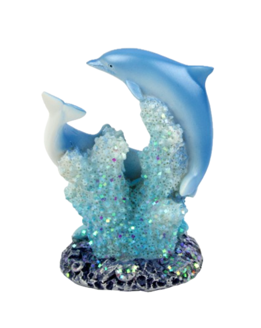 Dolphin Figurines, 6 assorted