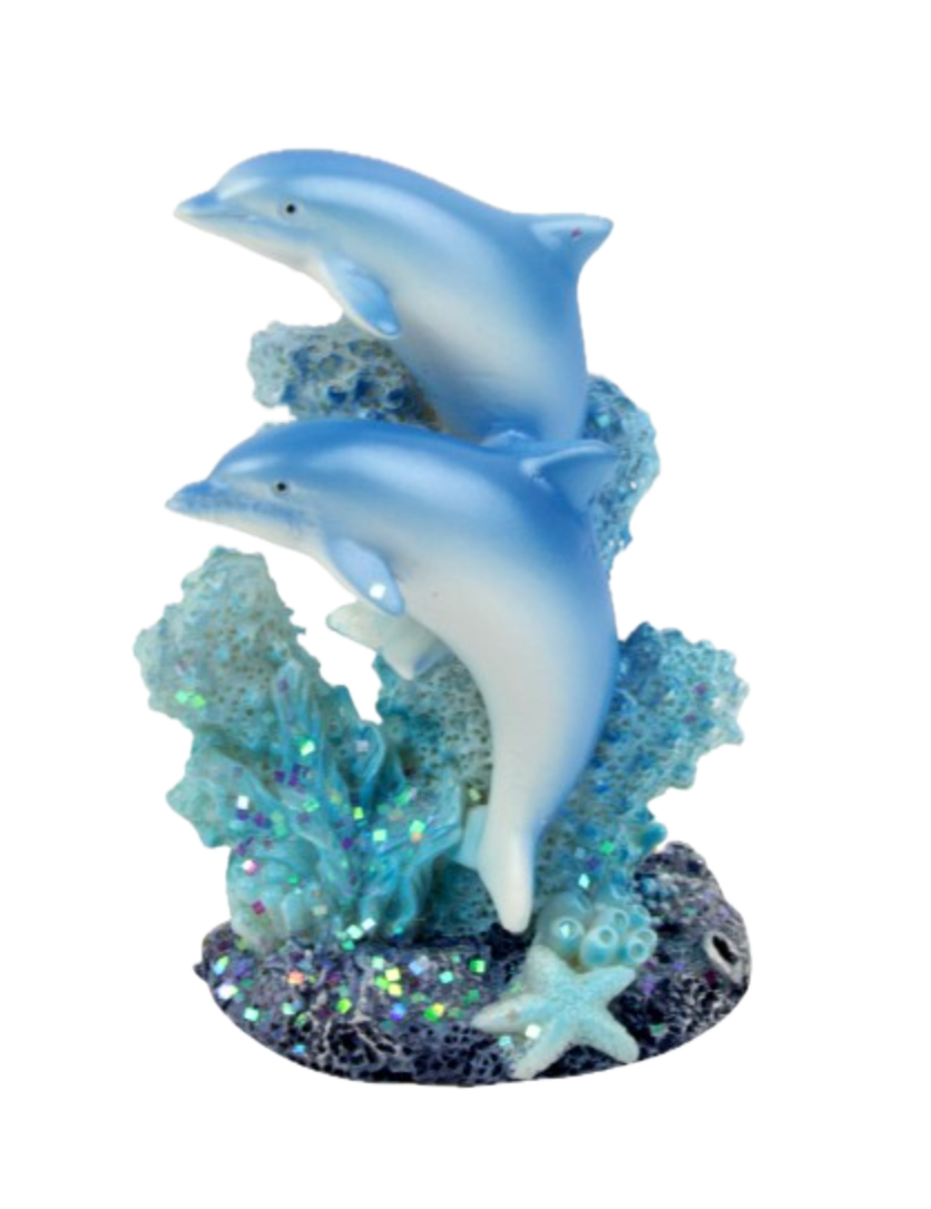 Dolphin Figurines, 6 assorted