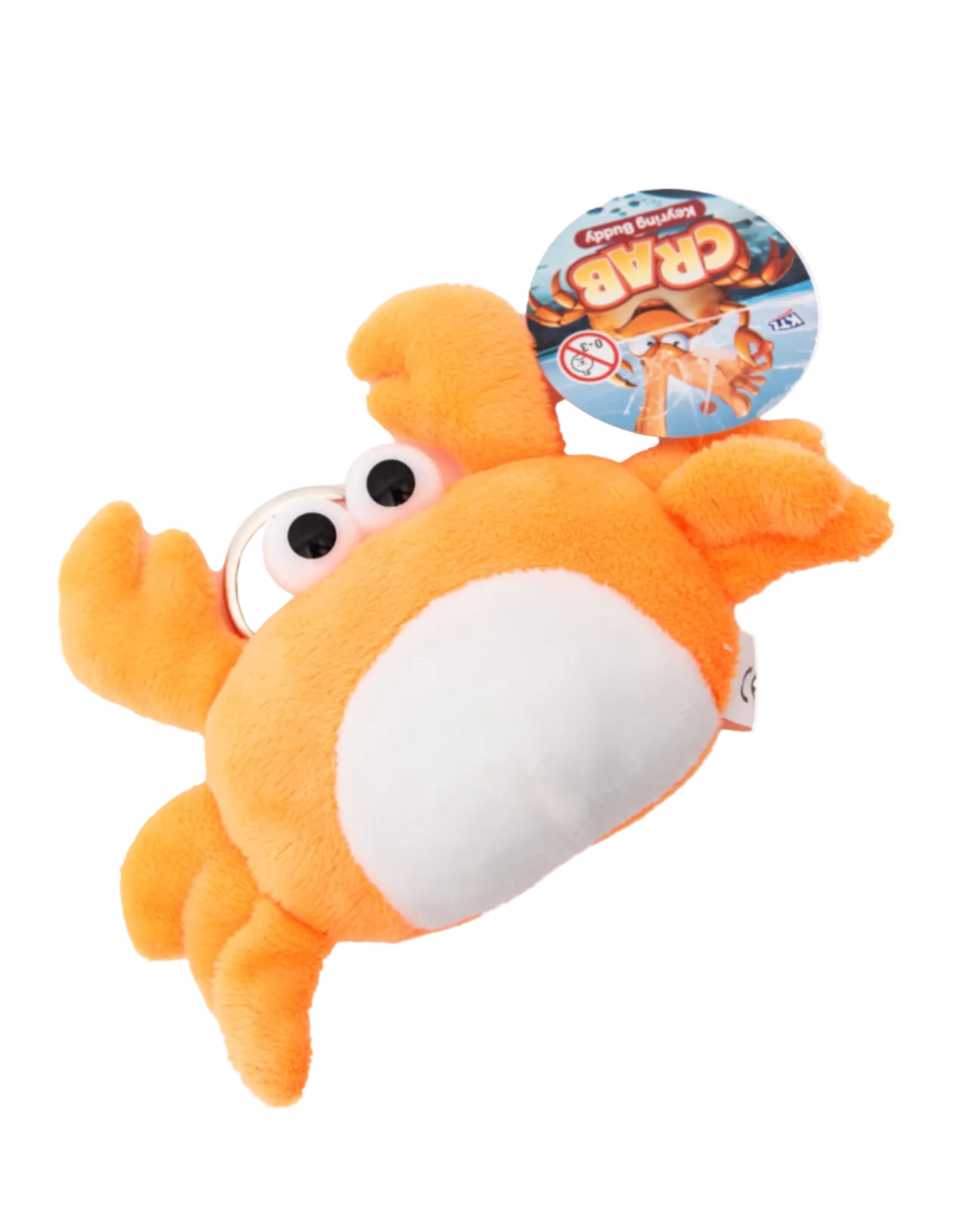 Plush Crab Keyring
