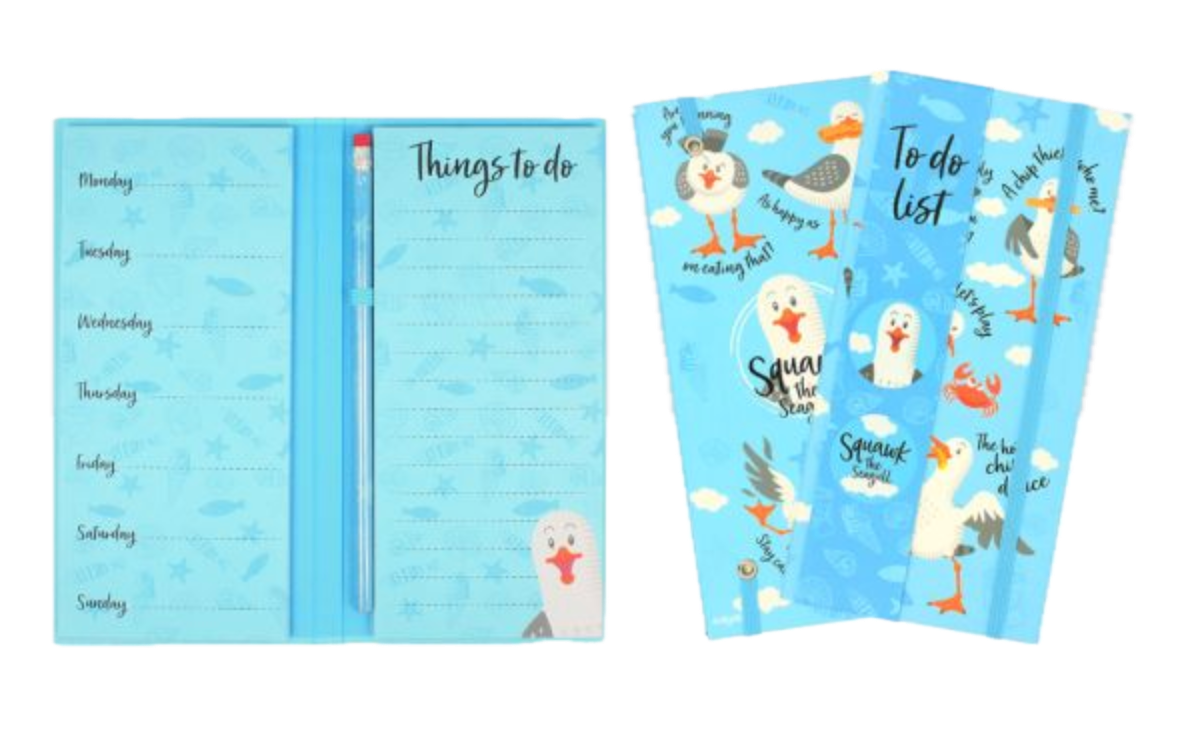 Squawk the Seagull To Do List Pad