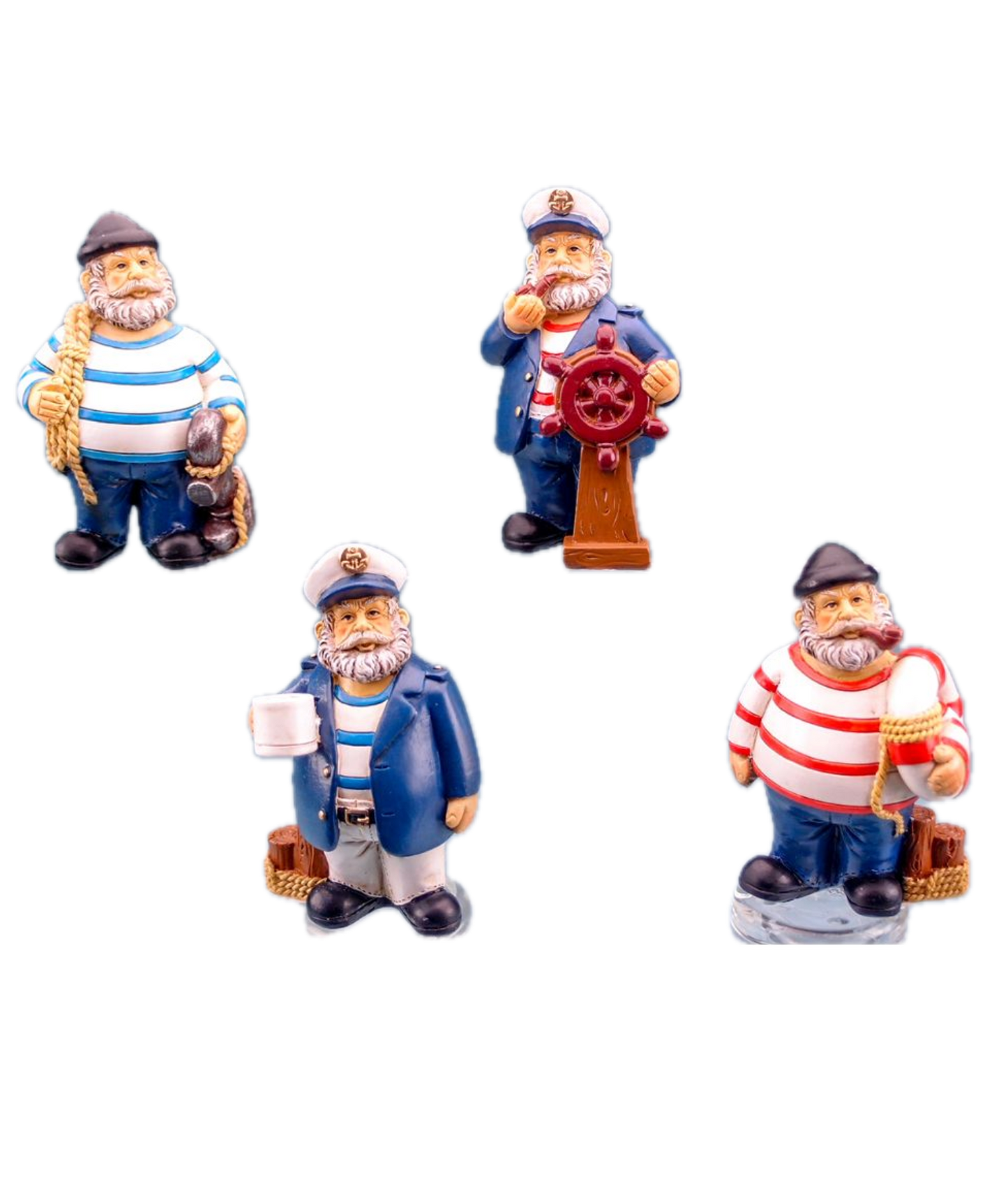 Standing Sailor Figurine, 9.5cm, 4 assorted
