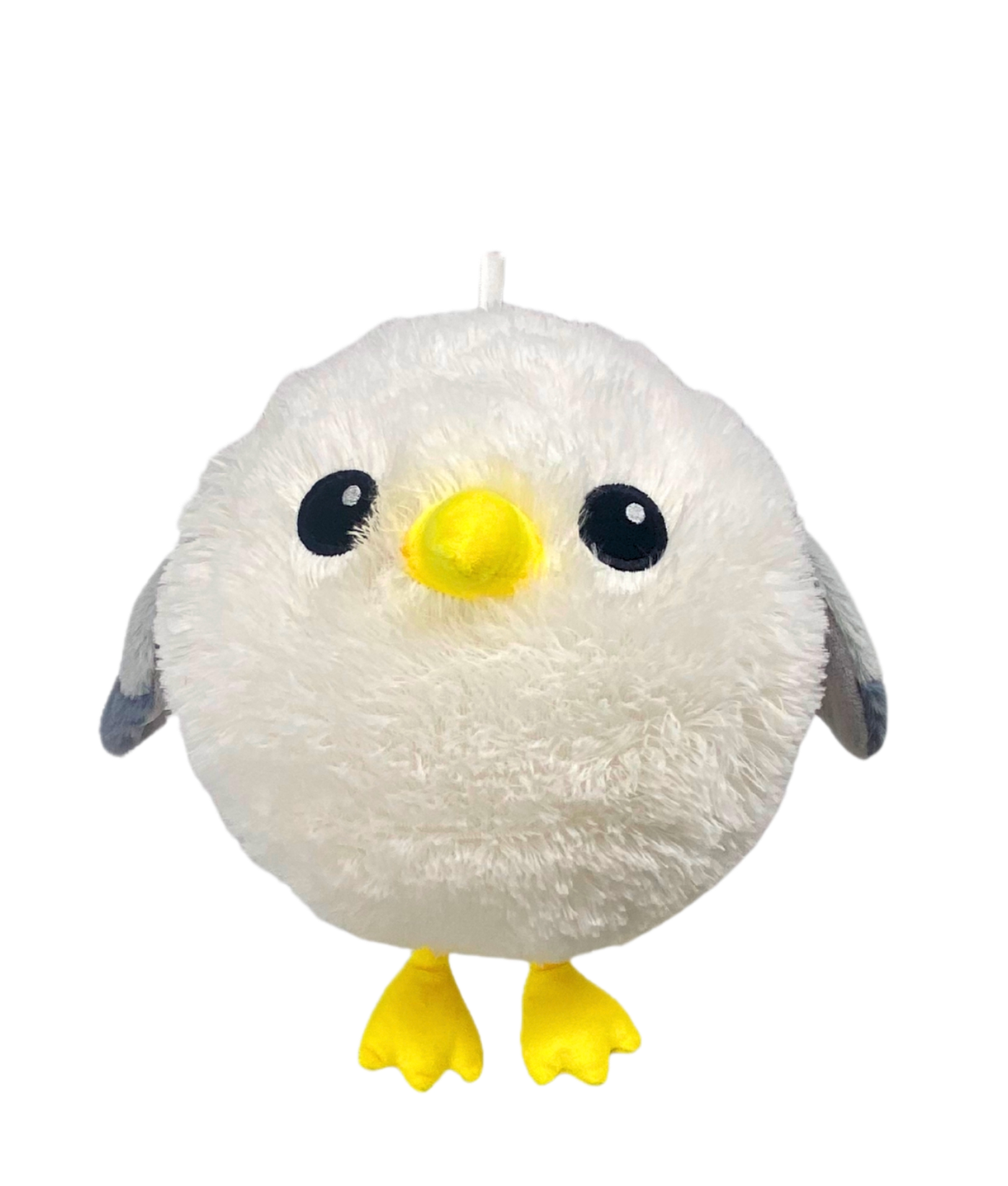 Plush Seagull Ball on a Cord