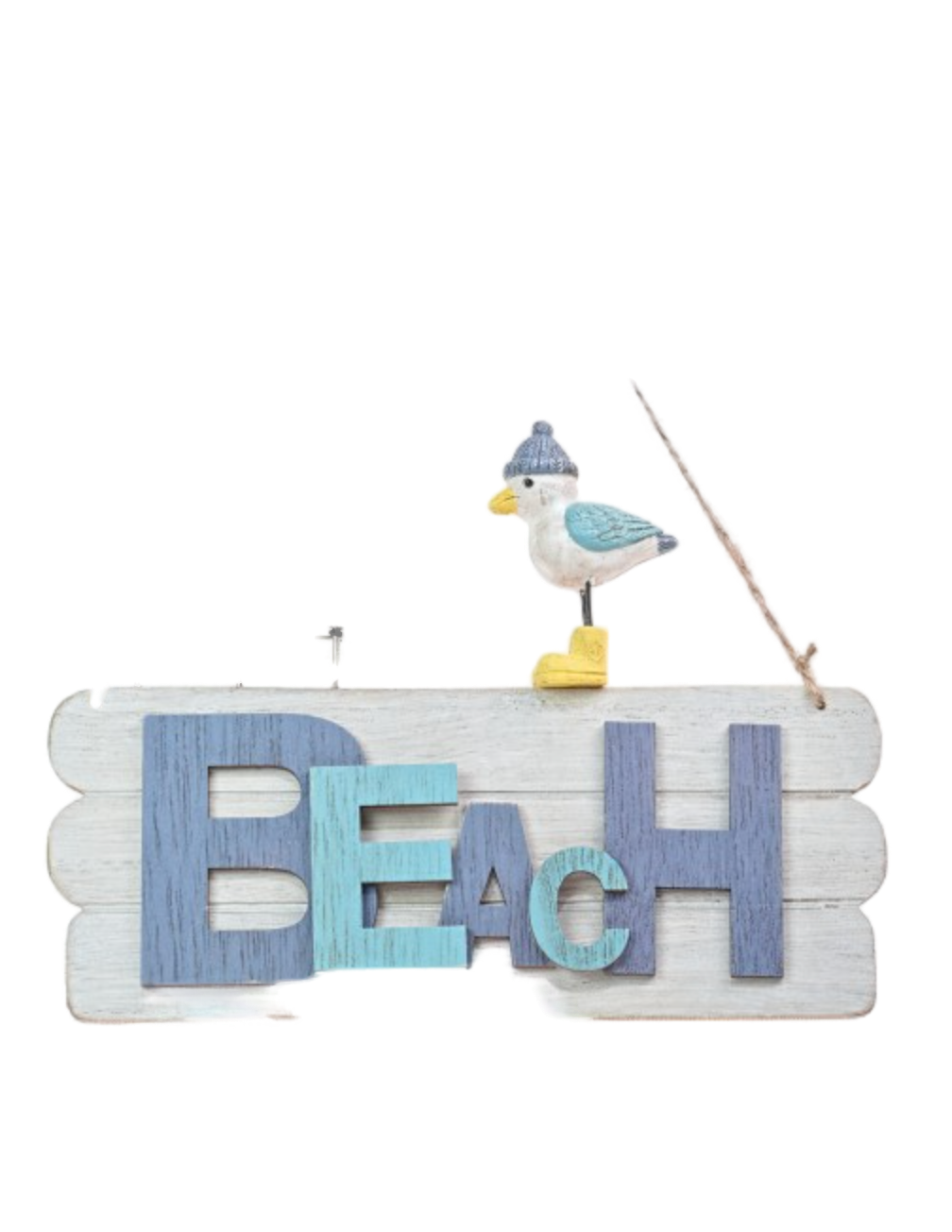 'Beach' Sign - Wood
