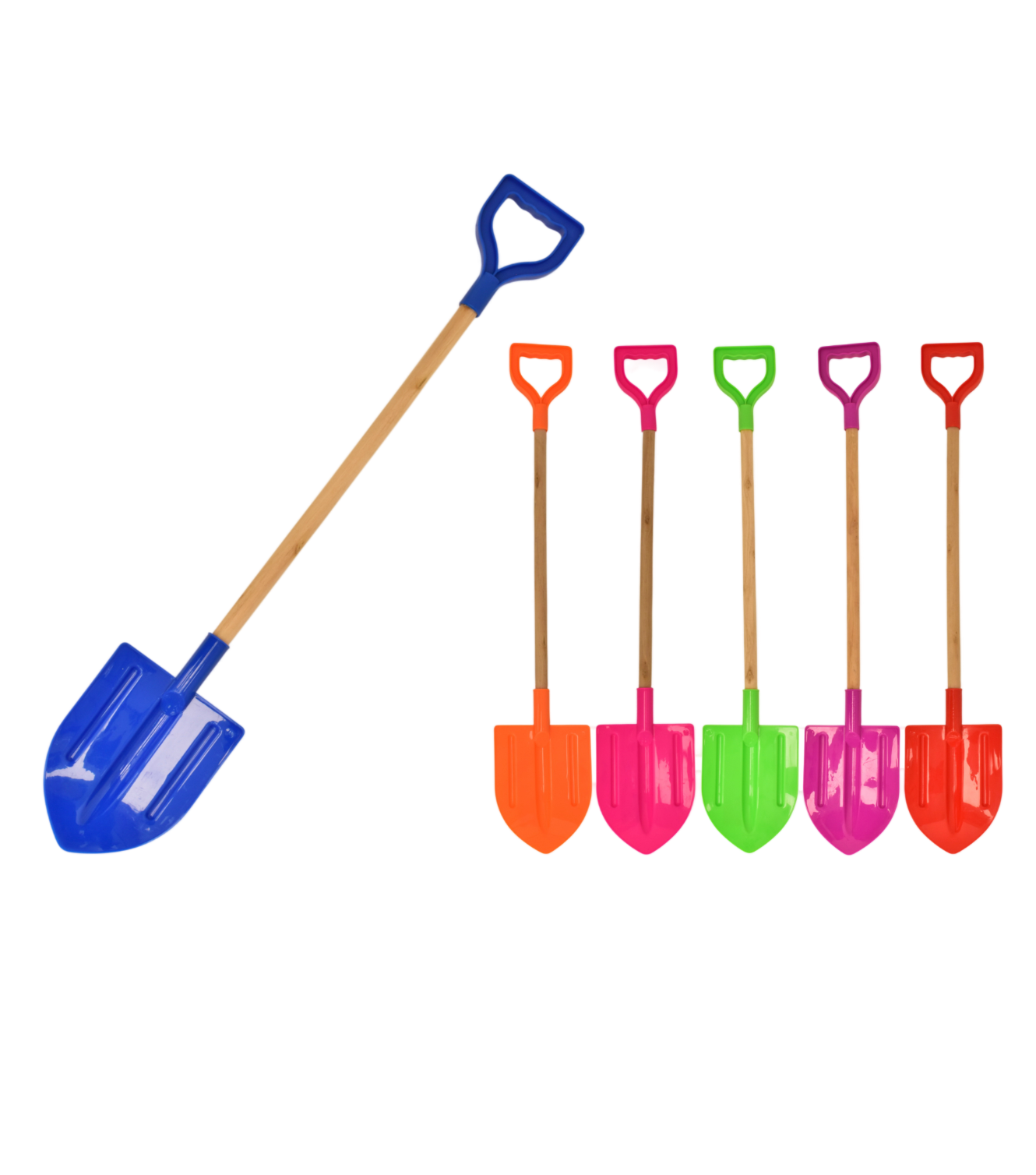 Long Wooden Handle Spade - 72cm
